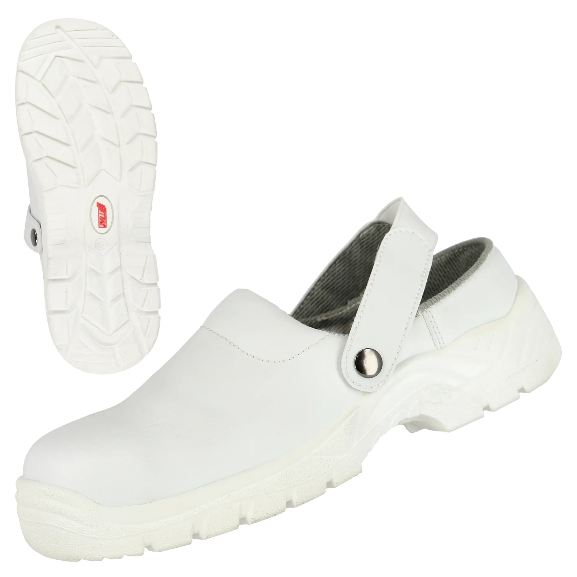 NITRAS CLEAN STEP CL, SB Sicherheitsclogs, weiß, EN ISO 20345 (7252)