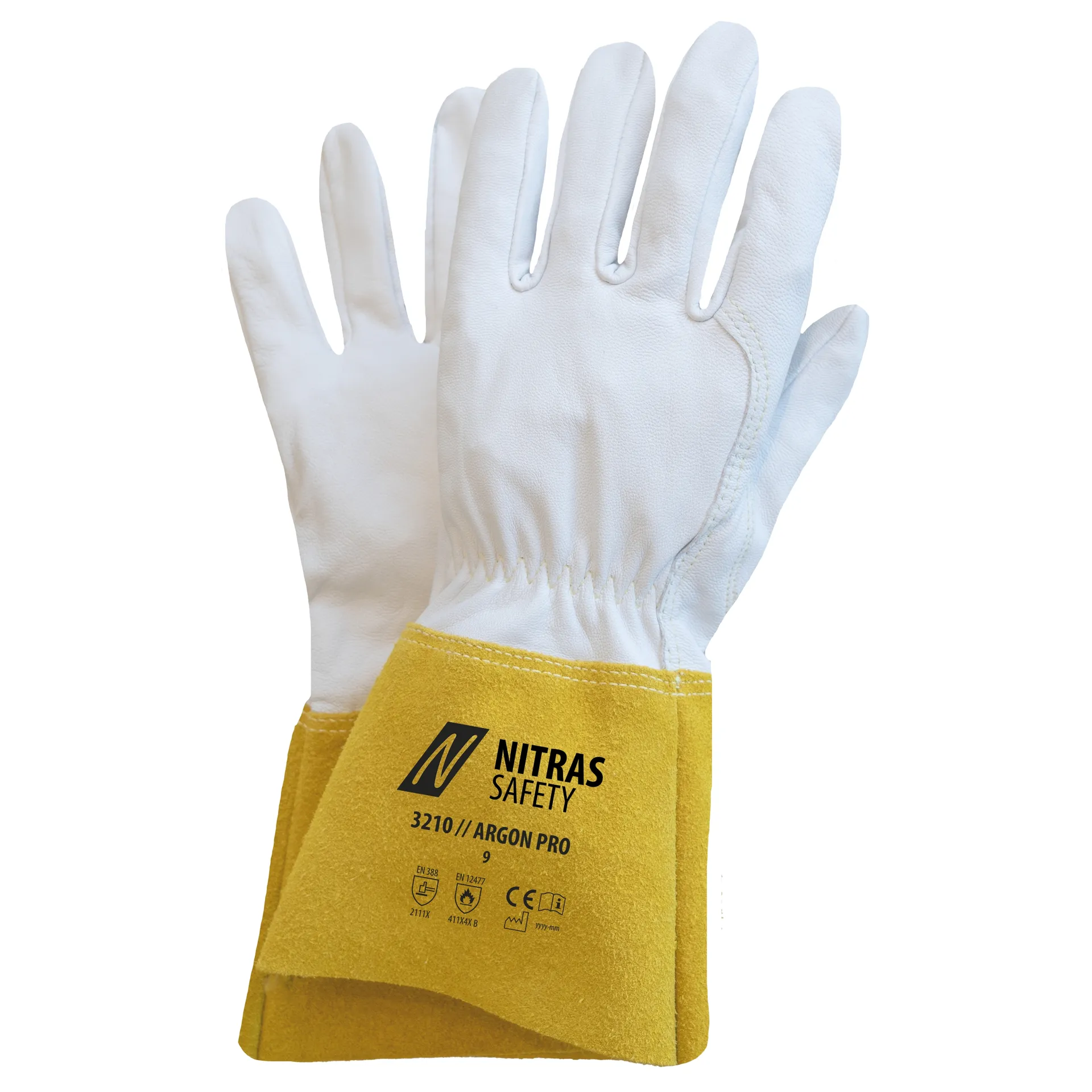NITRAS ARGON PRO, Schweißerhandschuhe, EN 388, EN 12477 (3210)