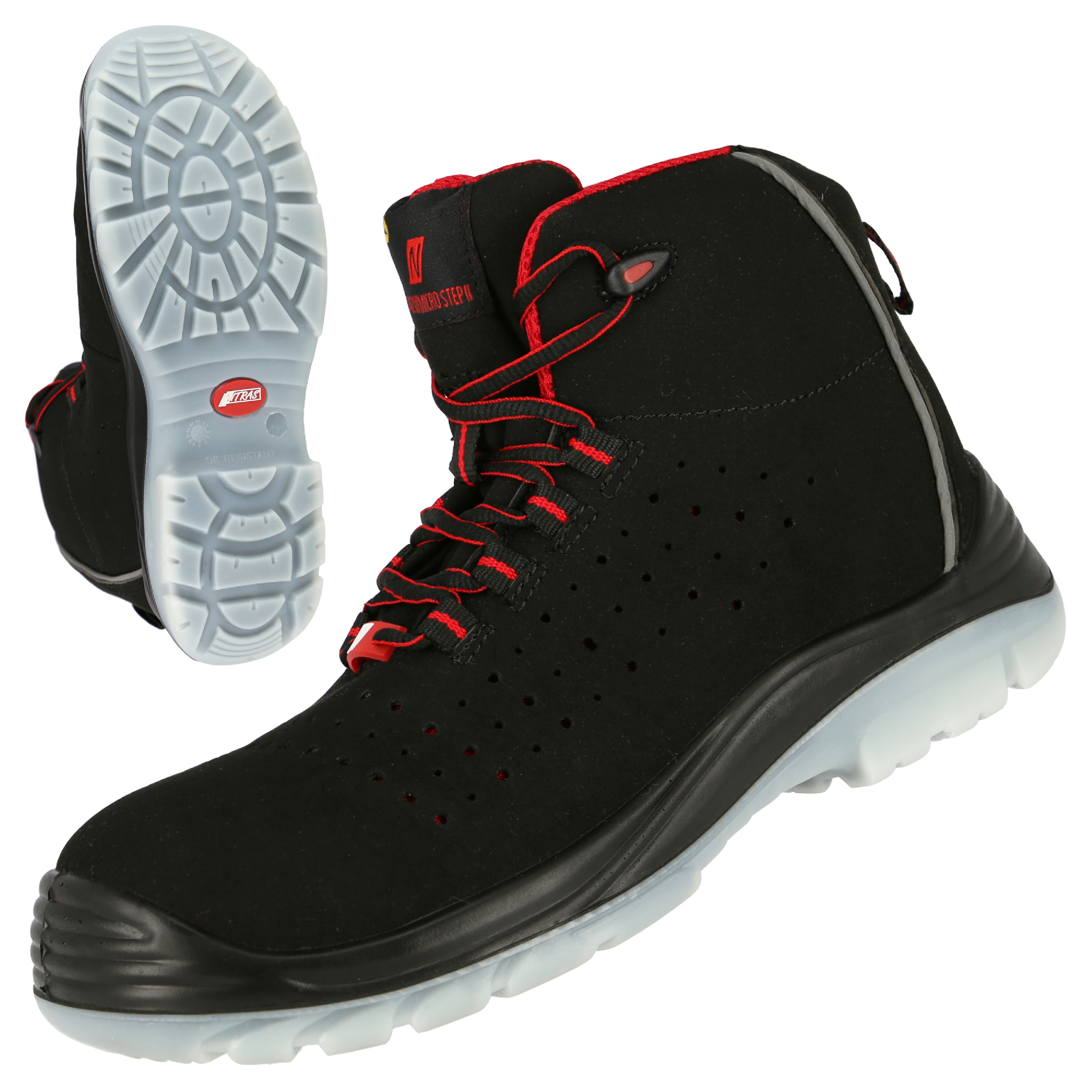 NITRAS MICRO STEP MID Sicherheitsstiefel S1P (7421) schwarz