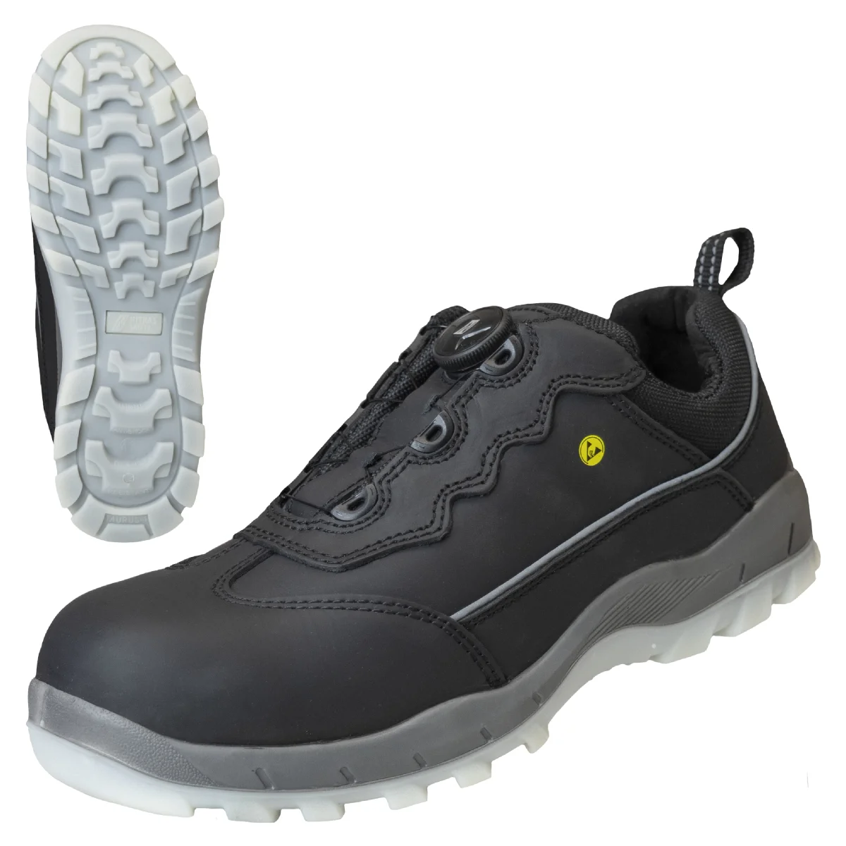 NITRAS SPORT STEP FIT Sicherheitshalbschuh S3 (7306) schwarz
