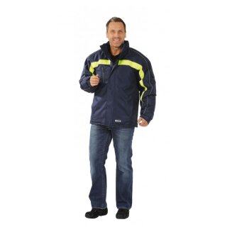 Planam Cosmic Jacke marine/gelb XXXL (64/66)