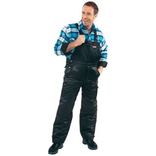 Planam Gletscher Piloten Latzhose schwarz XXXL (64/66)