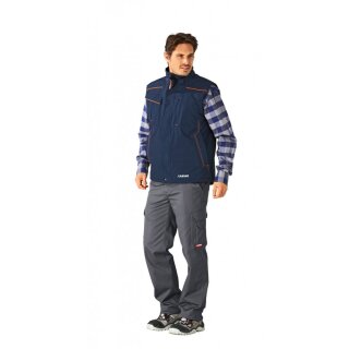 Planam Neon Weste marine/orange M (48/50)