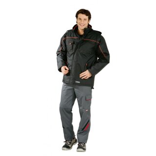 Planam Piper Jacke schwarz/orange L (52/54)