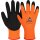 NEOGRIP-ORANGE gestrickter Handschuh / Innenhandfläche u. Fingerkuppen Latex beschichtet