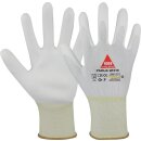 PADUA white 5-Fg.-Sicherheitshandschuhe, Nylon/PU,...