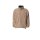 Planam Stream Fleece Jacke camel/marine