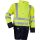 Lyngsoe FR-LR3055 Regenjacke schwer entflammbar, antistatisch, hochsichtbar - Saturn Gelb/Marine