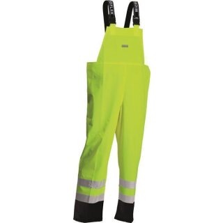 Lyngsoe FR-LR3059 Latzhose schwer entflammbar, antistatisch, hochsichtbar - Saturn Gelb/Marine