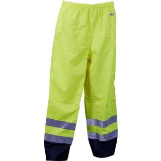 Lyngsoe FR-LR3052 Bundhose schwer entflammbar, antistatisch, hochsichtbar - Saturn Gelb/Marine