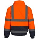 NITRAS MOTION TEX VIZ Warnschutz-Pilotenjacke (7142) neonorange / marineblau