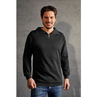 Troyer Sweatshirt Für Herren Aus Baumwolle – Mit Maritimem Kragen In Graphit, Größe XXL