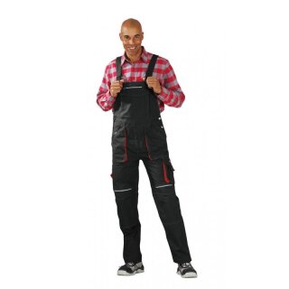 Planam Basalt Latzhose 285 g/m²  anthrazit/rot 44