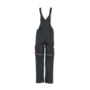 Planam Basalt Latzhose 285 g/m²  anthrazit/rot 44