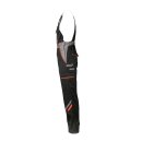 Planam Visline Latzhose 290 g/m²  schwarz/orange/zink 44