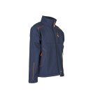 Planam Outdoor Neon Softshell Jacke marine/orange