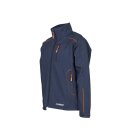 Planam Outdoor Neon Softshell Jacke marine/orange