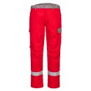Portwest Bizflame Ultra zweifarbige Bundhose (FR06) (Grau / Royalblau / Rot)