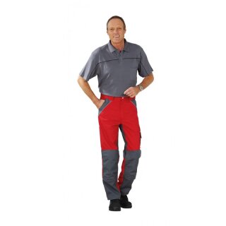 Planam Plaline Bundhose rot/schiefer 52