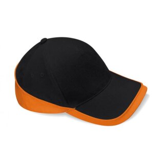 black/orange